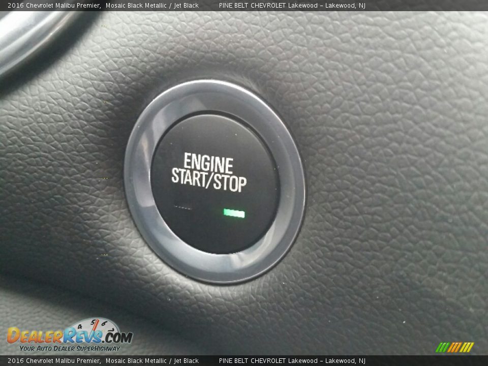 2016 Chevrolet Malibu Premier Mosaic Black Metallic / Jet Black Photo #10