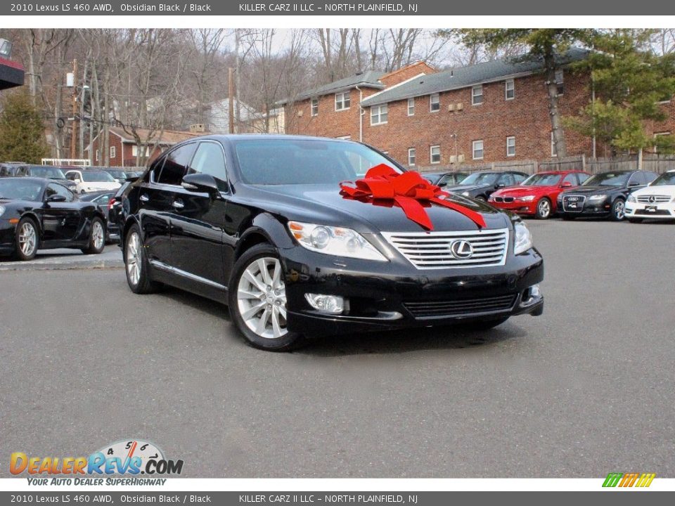 2010 Lexus LS 460 AWD Obsidian Black / Black Photo #1