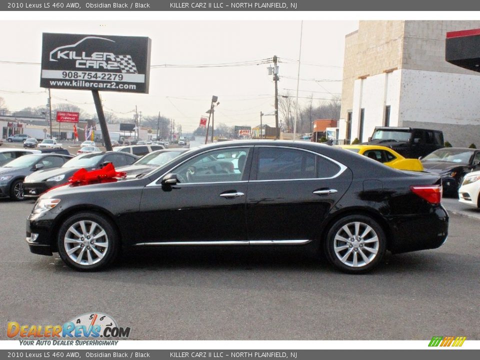 2010 Lexus LS 460 AWD Obsidian Black / Black Photo #4