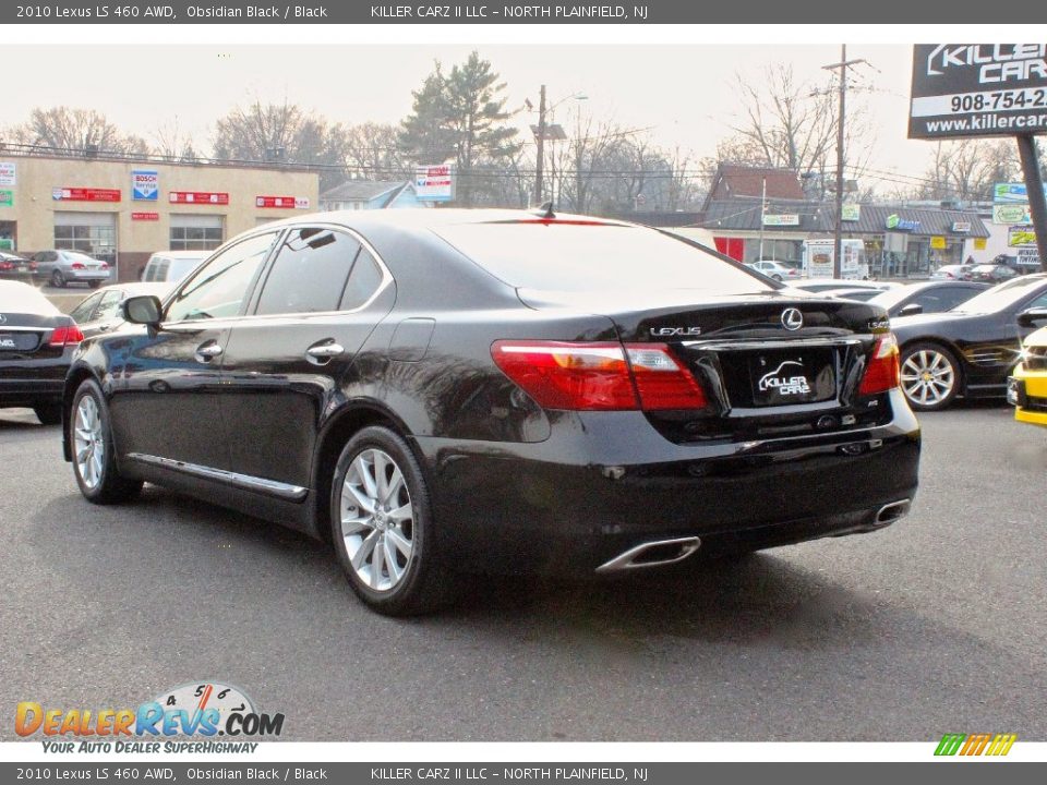 2010 Lexus LS 460 AWD Obsidian Black / Black Photo #5