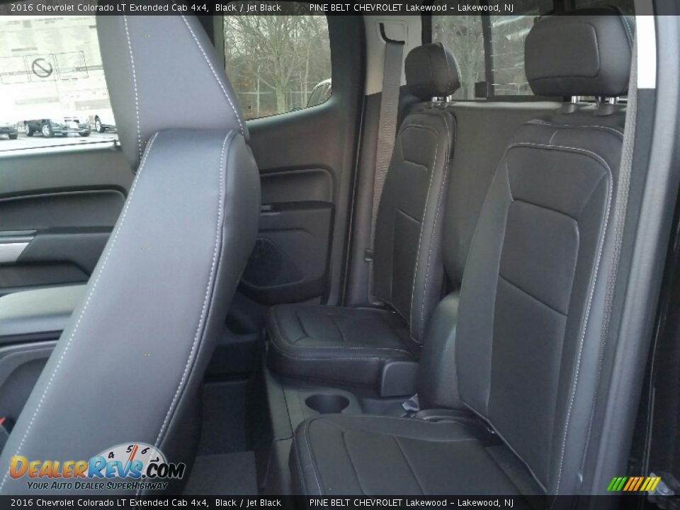 2016 Chevrolet Colorado LT Extended Cab 4x4 Black / Jet Black Photo #8
