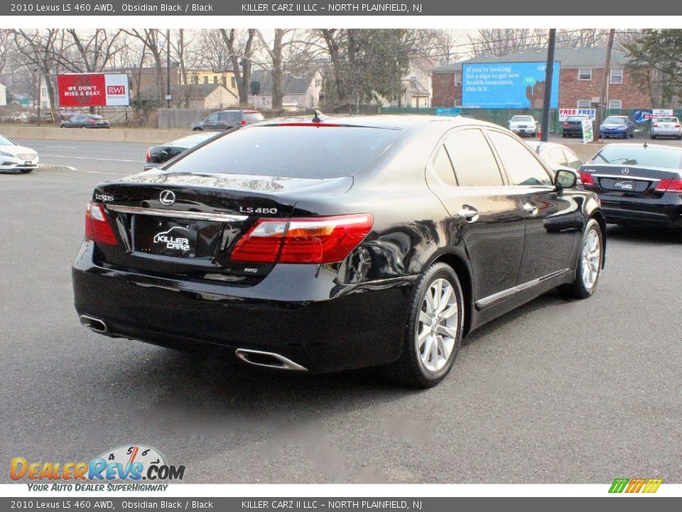 2010 Lexus LS 460 AWD Obsidian Black / Black Photo #9
