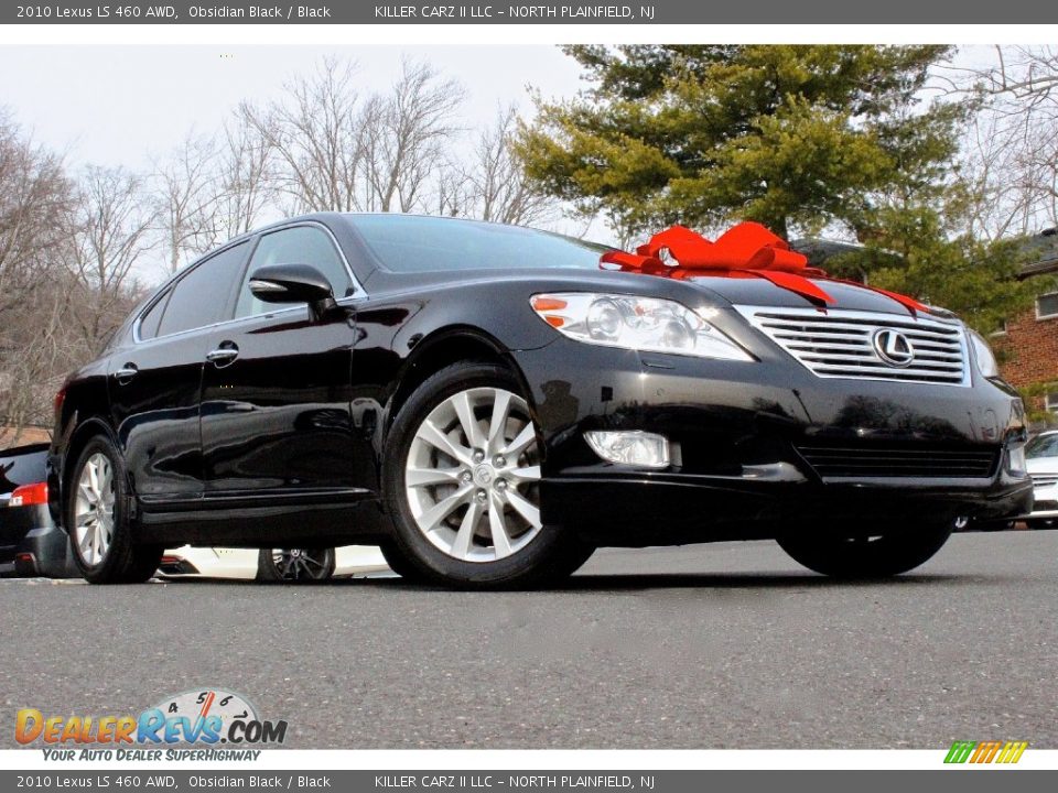 2010 Lexus LS 460 AWD Obsidian Black / Black Photo #11