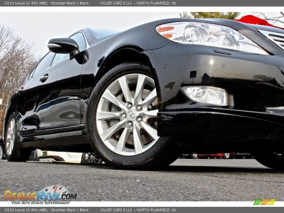 2010 Lexus LS 460 AWD Obsidian Black / Black Photo #12
