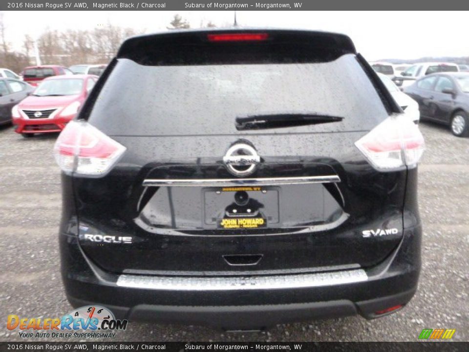2016 Nissan Rogue SV AWD Magnetic Black / Charcoal Photo #8