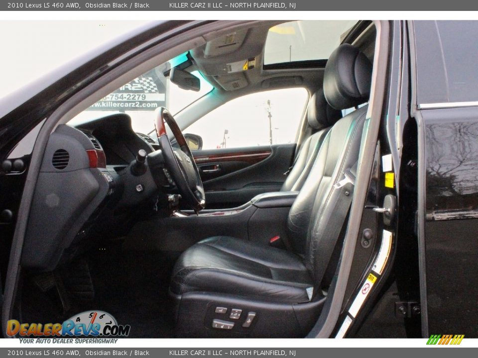 2010 Lexus LS 460 AWD Obsidian Black / Black Photo #16