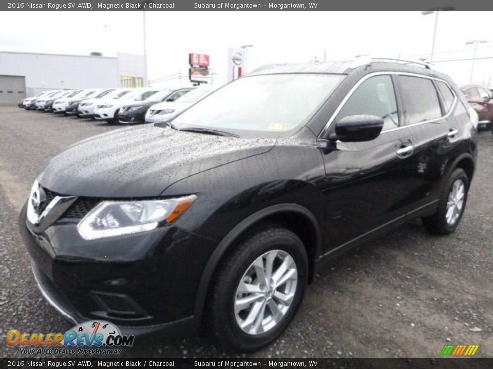 2016 Nissan Rogue SV AWD Magnetic Black / Charcoal Photo #11