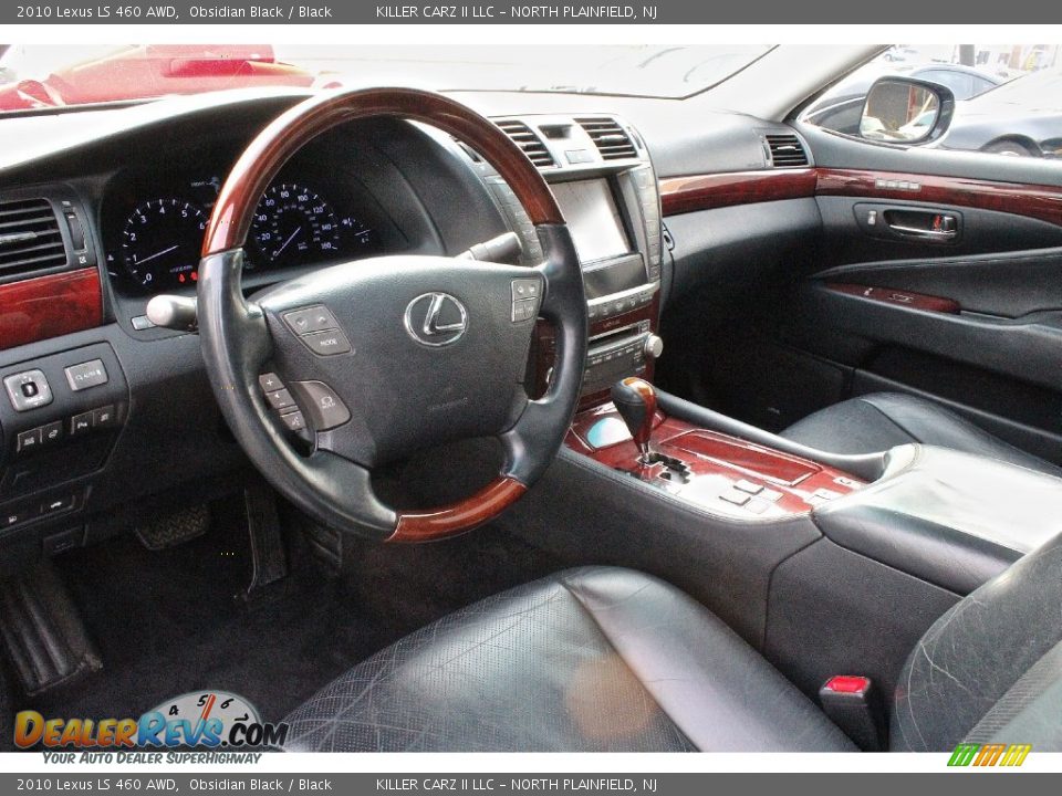 2010 Lexus LS 460 AWD Obsidian Black / Black Photo #17