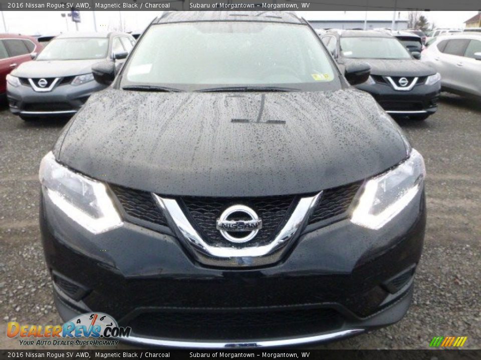 2016 Nissan Rogue SV AWD Magnetic Black / Charcoal Photo #12