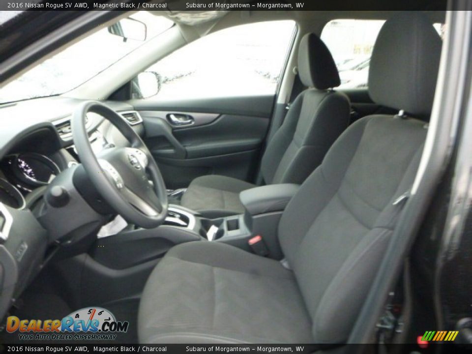 2016 Nissan Rogue SV AWD Magnetic Black / Charcoal Photo #14