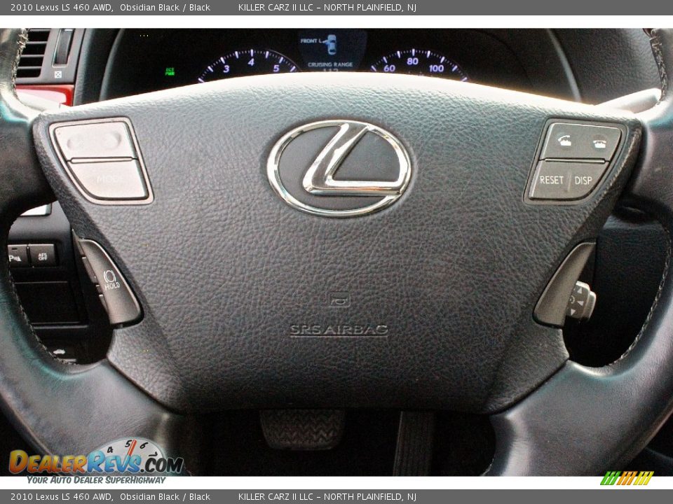 2010 Lexus LS 460 AWD Obsidian Black / Black Photo #23