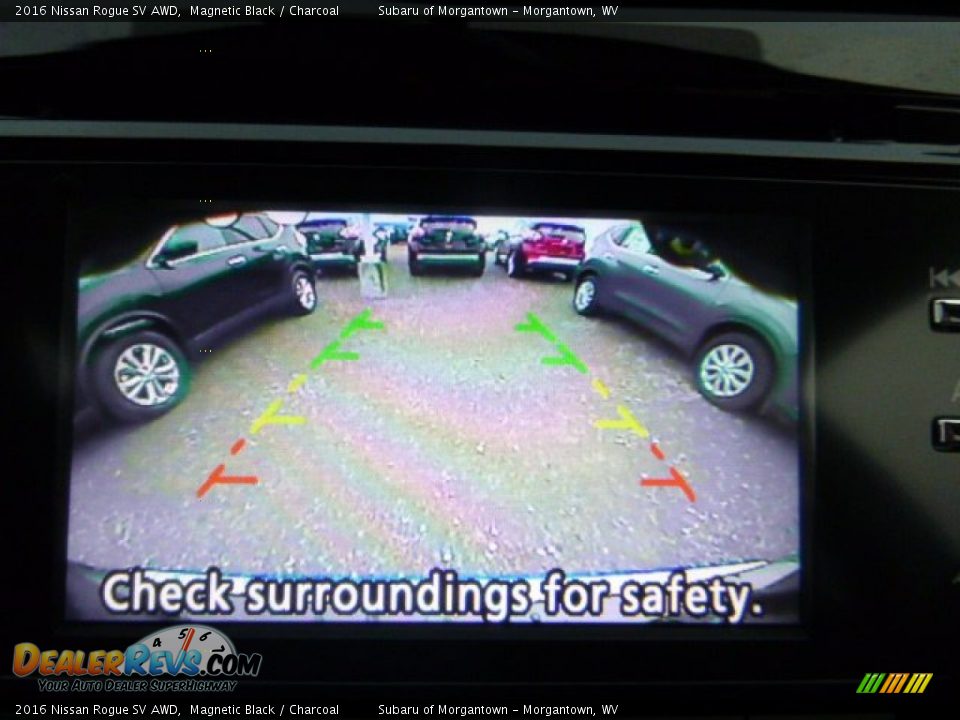 2016 Nissan Rogue SV AWD Magnetic Black / Charcoal Photo #18