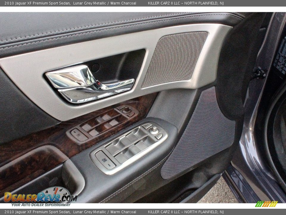 2010 Jaguar XF Premium Sport Sedan Lunar Grey Metallic / Warm Charcoal Photo #15