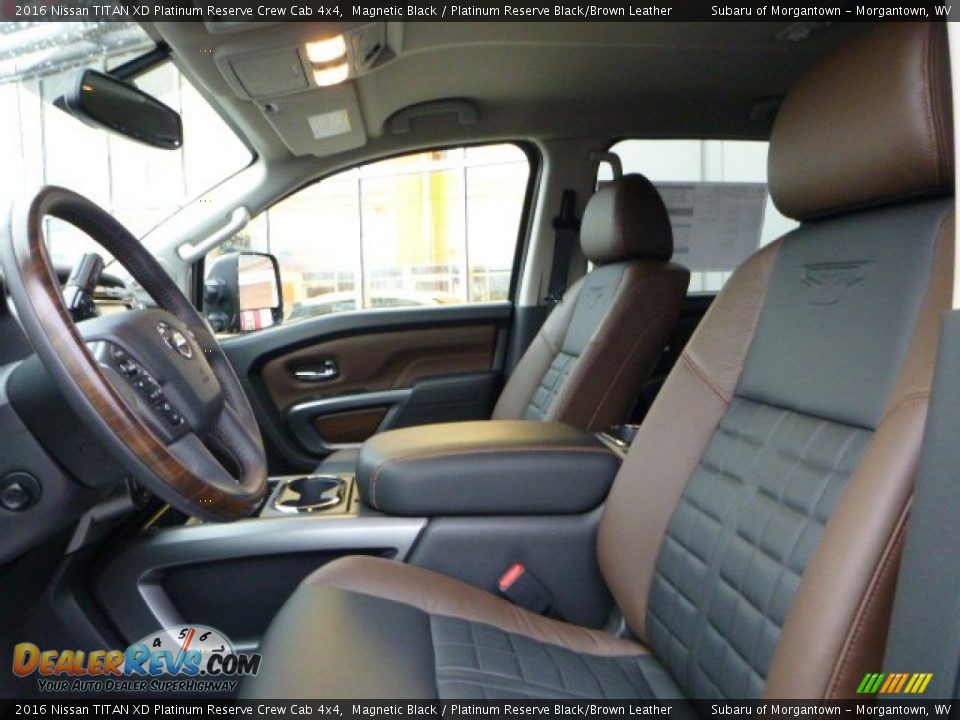 Front Seat of 2016 Nissan TITAN XD Platinum Reserve Crew Cab 4x4 Photo #16