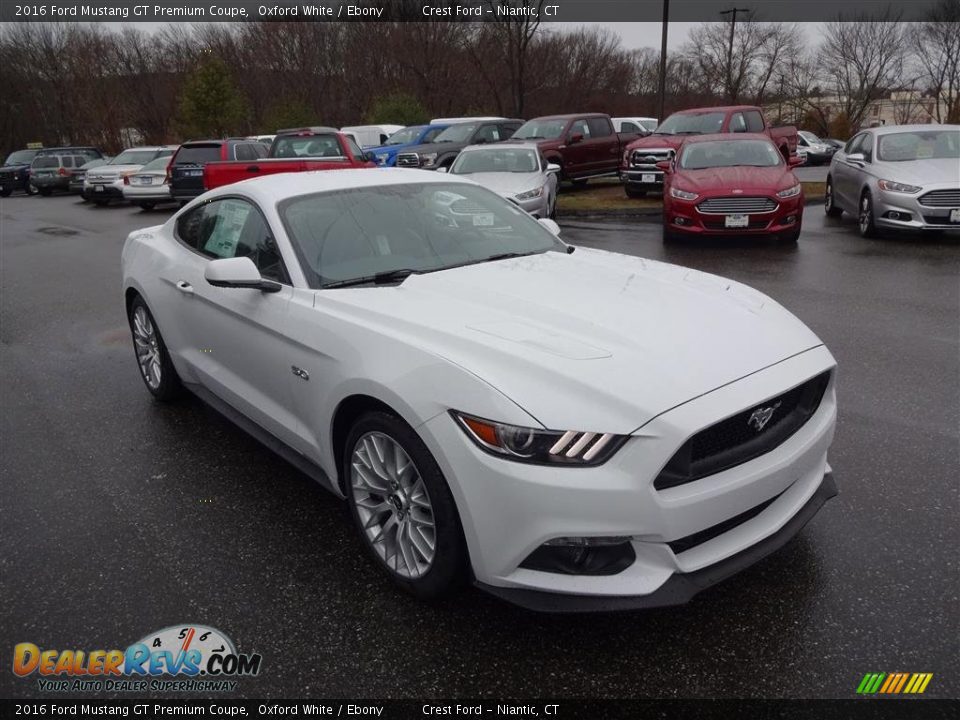 2016 Ford Mustang GT Premium Coupe Oxford White / Ebony Photo #1