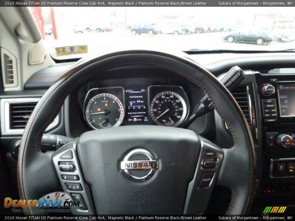 2016 Nissan TITAN XD Platinum Reserve Crew Cab 4x4 Steering Wheel Photo #26