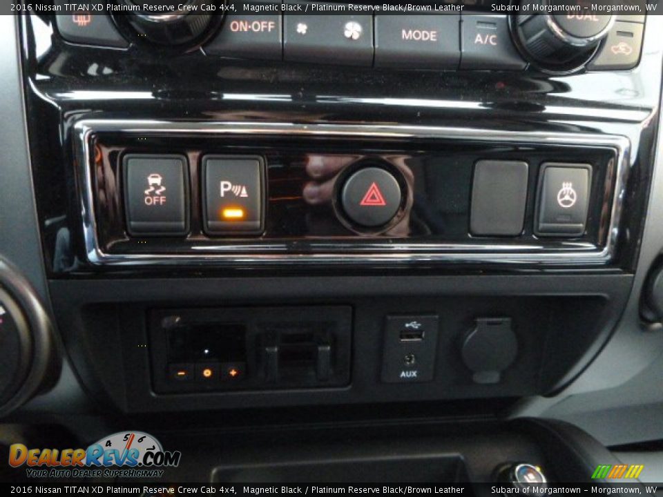 Controls of 2016 Nissan TITAN XD Platinum Reserve Crew Cab 4x4 Photo #27