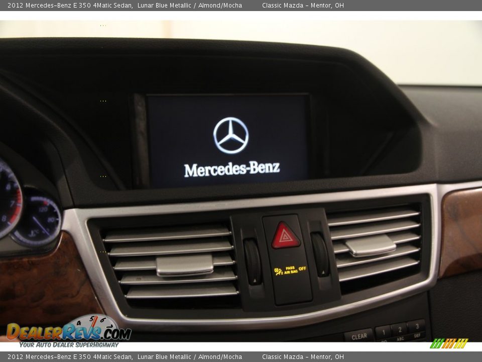 2012 Mercedes-Benz E 350 4Matic Sedan Lunar Blue Metallic / Almond/Mocha Photo #9