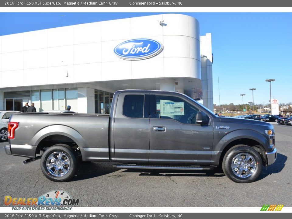 Magnetic 2016 Ford F150 XLT SuperCab Photo #2