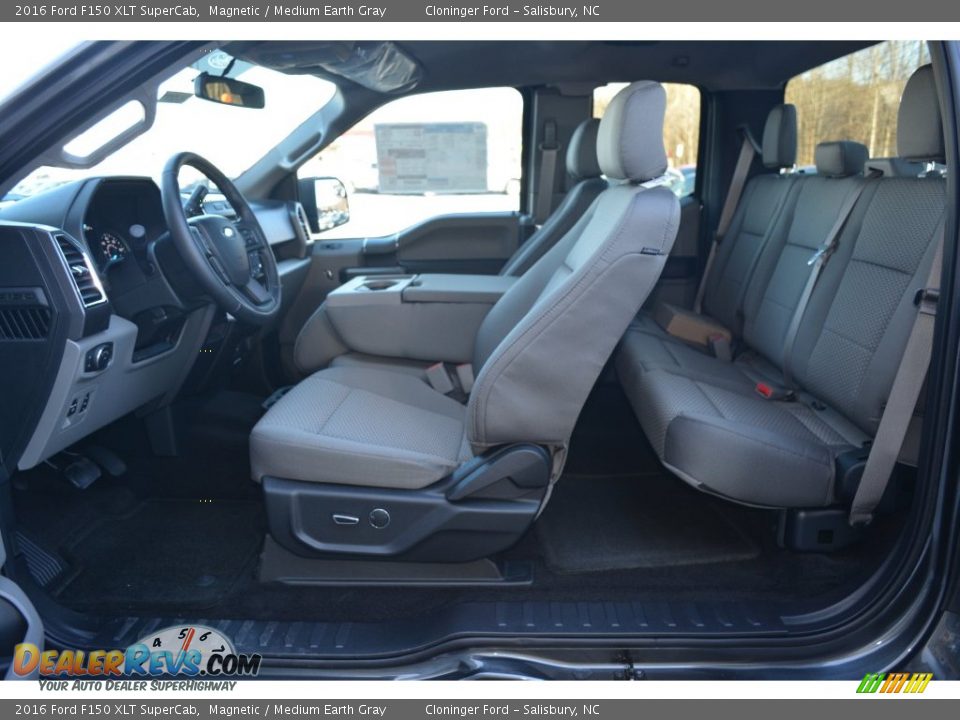 2016 Ford F150 XLT SuperCab Magnetic / Medium Earth Gray Photo #10