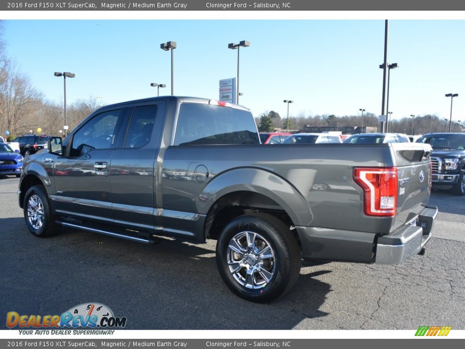 2016 Ford F150 XLT SuperCab Magnetic / Medium Earth Gray Photo #18