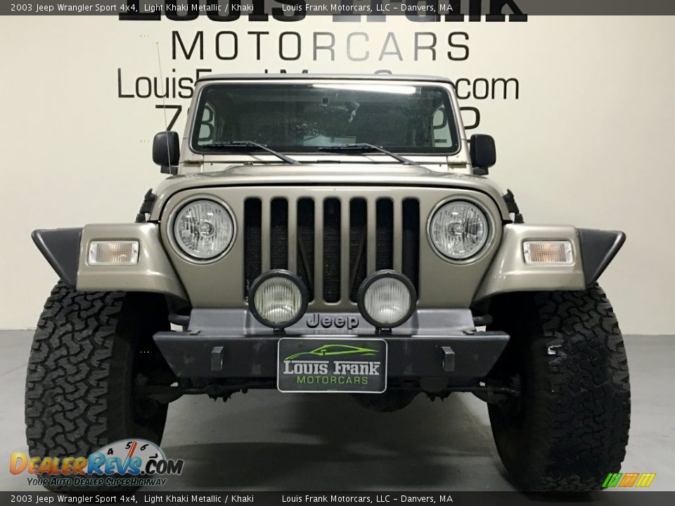 2003 Jeep Wrangler Sport 4x4 Light Khaki Metallic / Khaki Photo #18