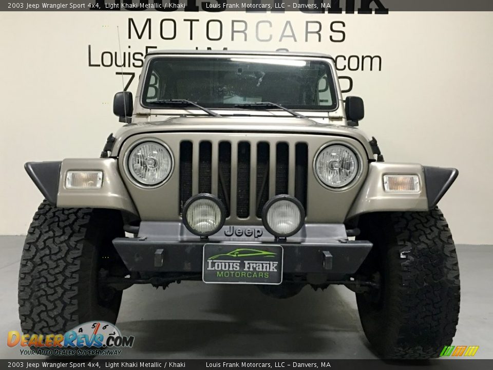 2003 Jeep Wrangler Sport 4x4 Light Khaki Metallic / Khaki Photo #19