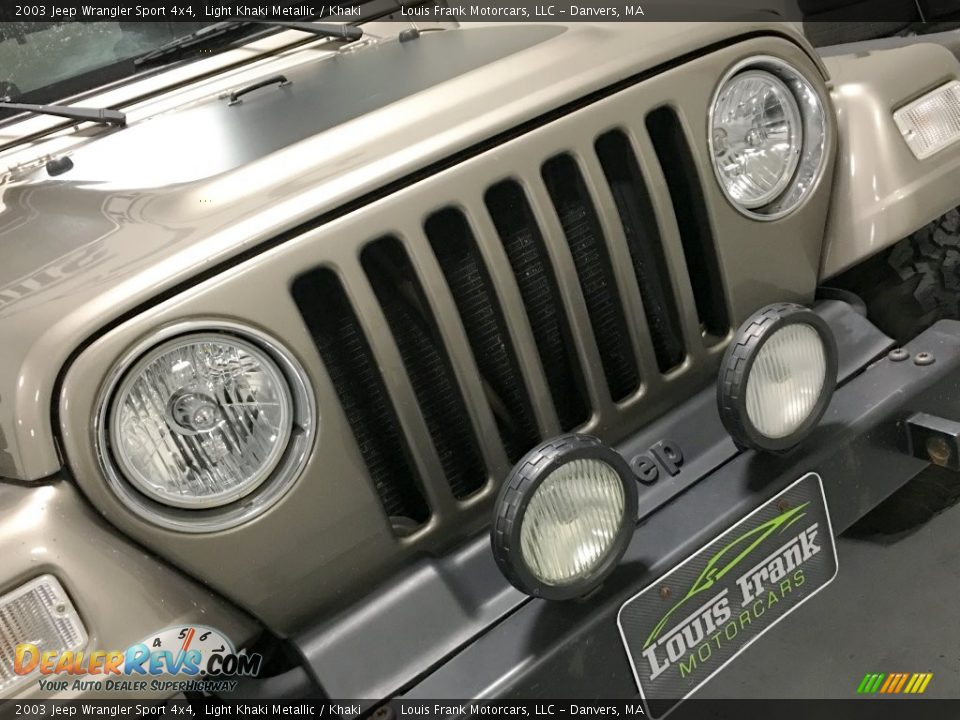 2003 Jeep Wrangler Sport 4x4 Light Khaki Metallic / Khaki Photo #20