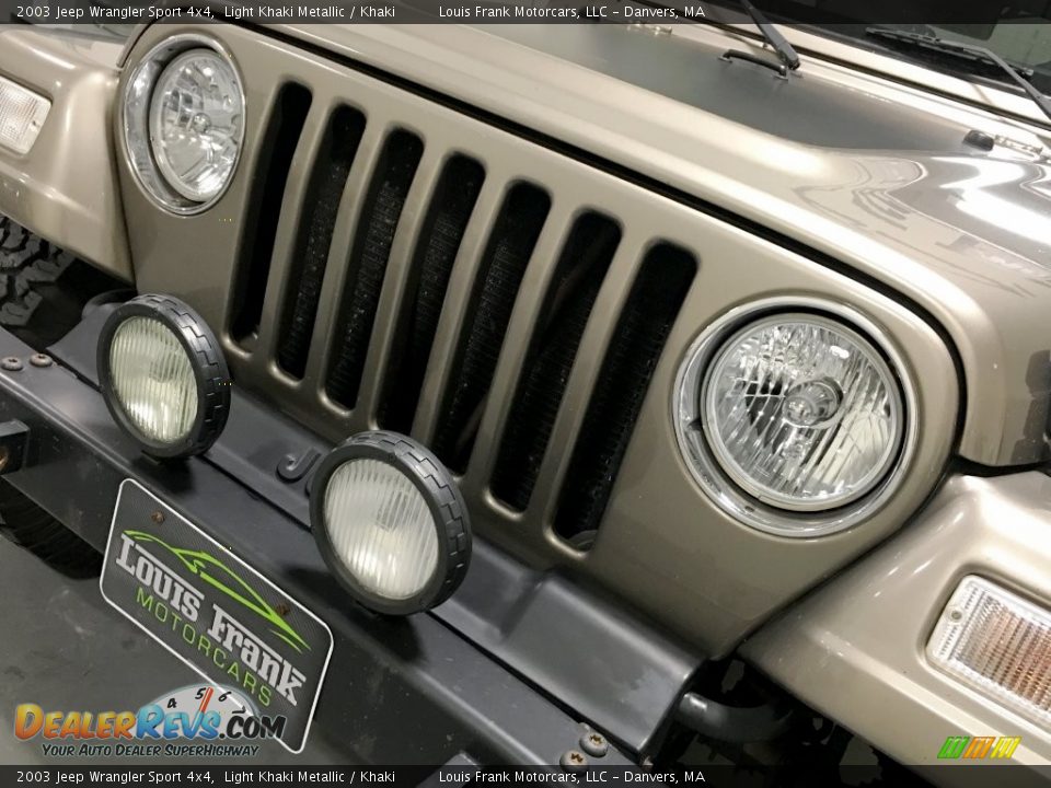 2003 Jeep Wrangler Sport 4x4 Light Khaki Metallic / Khaki Photo #21