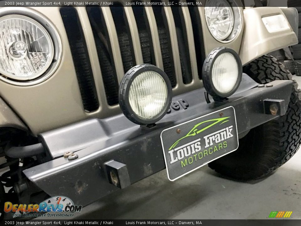 2003 Jeep Wrangler Sport 4x4 Light Khaki Metallic / Khaki Photo #23