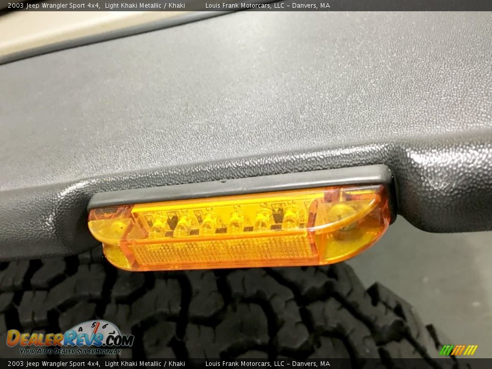 2003 Jeep Wrangler Sport 4x4 Light Khaki Metallic / Khaki Photo #24