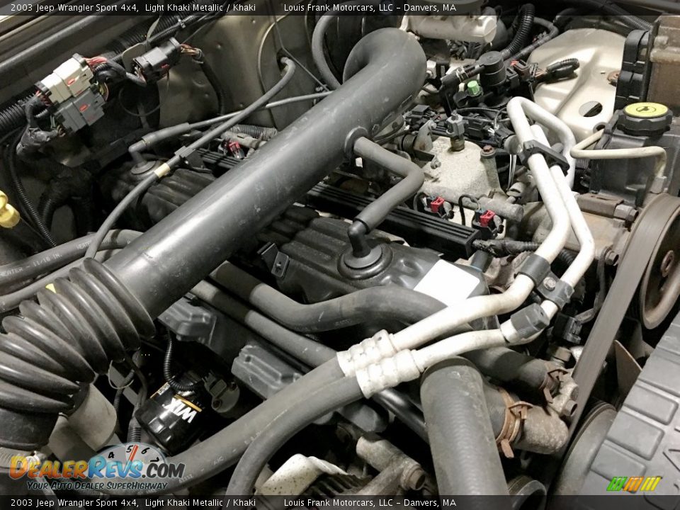 2003 Jeep Wrangler Sport 4x4 Light Khaki Metallic / Khaki Photo #29