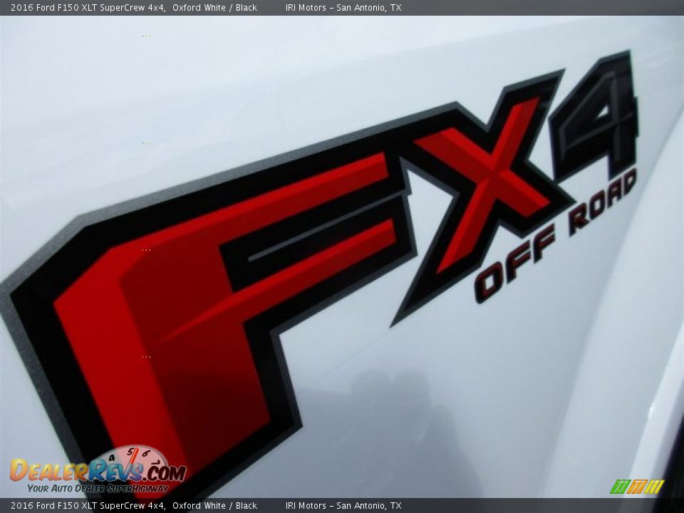 2016 Ford F150 XLT SuperCrew 4x4 Oxford White / Black Photo #9