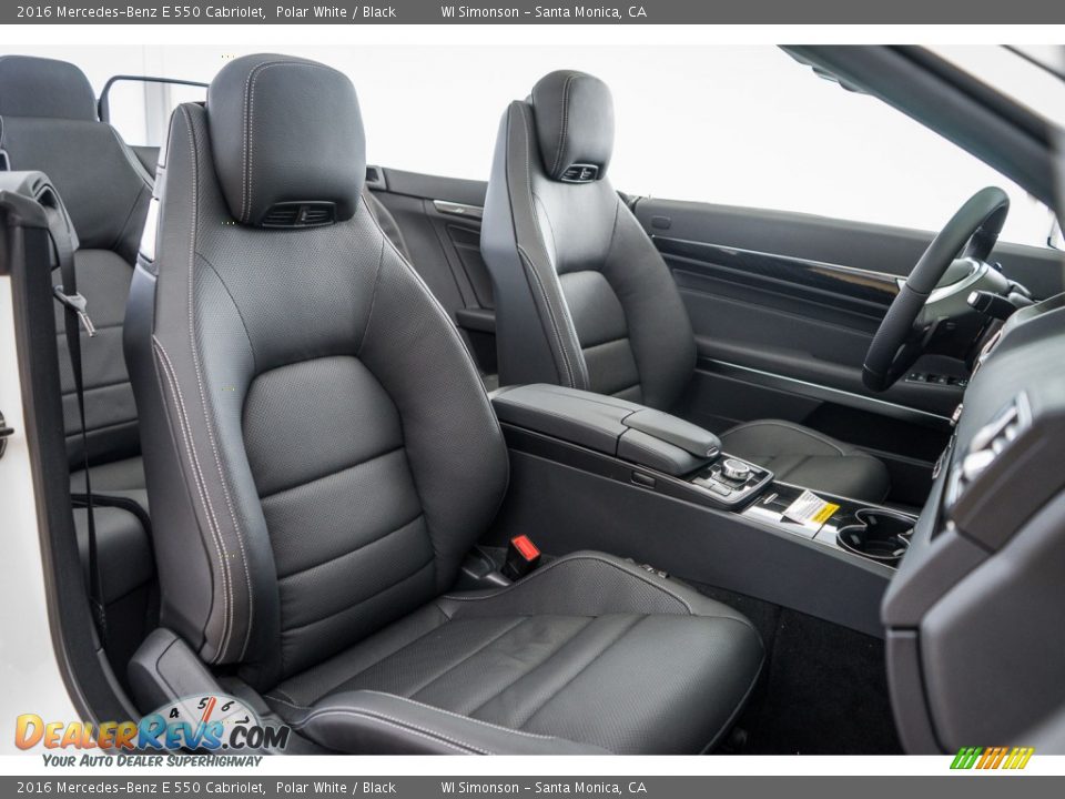 Front Seat of 2016 Mercedes-Benz E 550 Cabriolet Photo #2