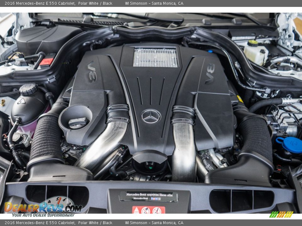 2016 Mercedes-Benz E 550 Cabriolet 4.6 Liter DI biturbo DOHC 32-Valve VVT V8 Engine Photo #9