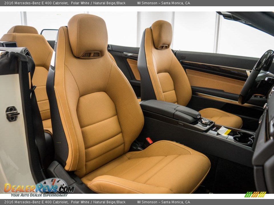 2016 Mercedes-Benz E 400 Cabriolet Polar White / Natural Beige/Black Photo #2