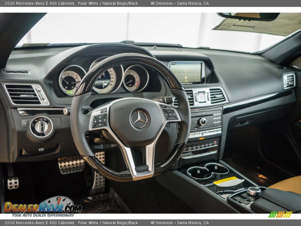 2016 Mercedes-Benz E 400 Cabriolet Polar White / Natural Beige/Black Photo #5