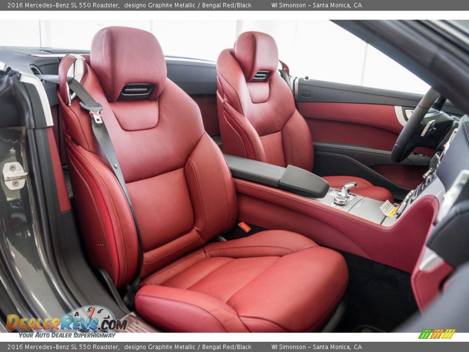 Front Seat of 2016 Mercedes-Benz SL 550 Roadster Photo #2