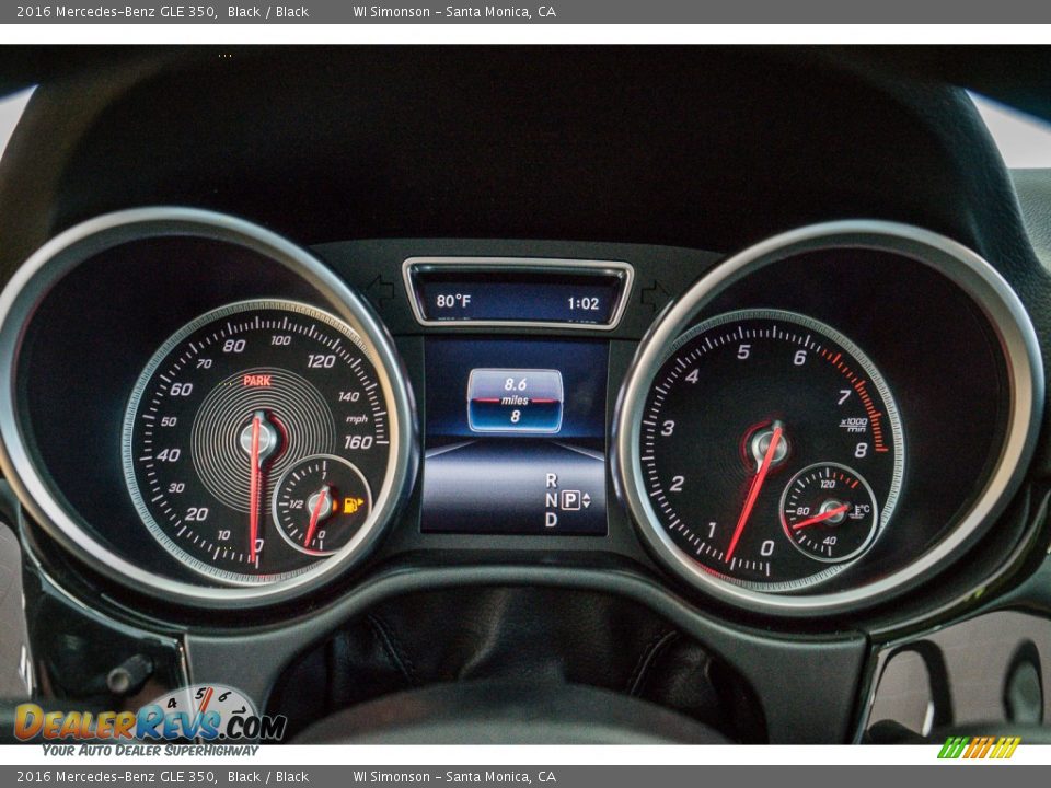 2016 Mercedes-Benz GLE 350 Black / Black Photo #7
