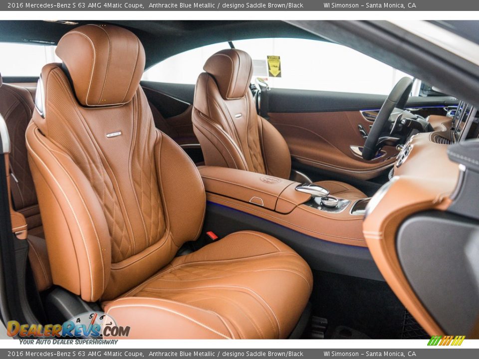 Front Seat of 2016 Mercedes-Benz S 63 AMG 4Matic Coupe Photo #2