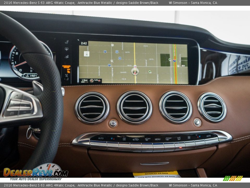 Navigation of 2016 Mercedes-Benz S 63 AMG 4Matic Coupe Photo #8