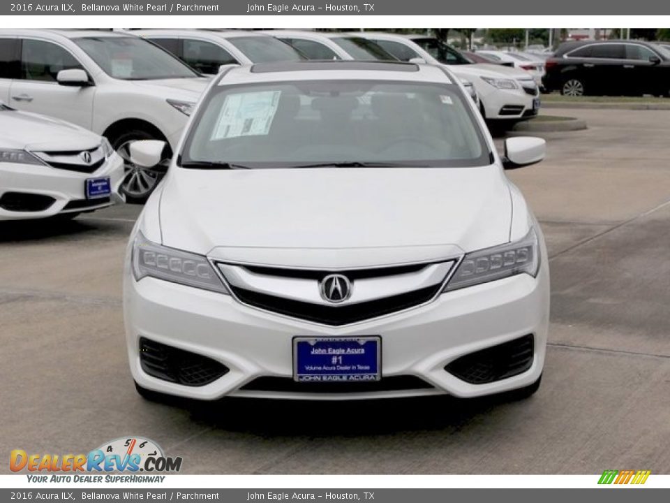 2016 Acura ILX Bellanova White Pearl / Parchment Photo #2