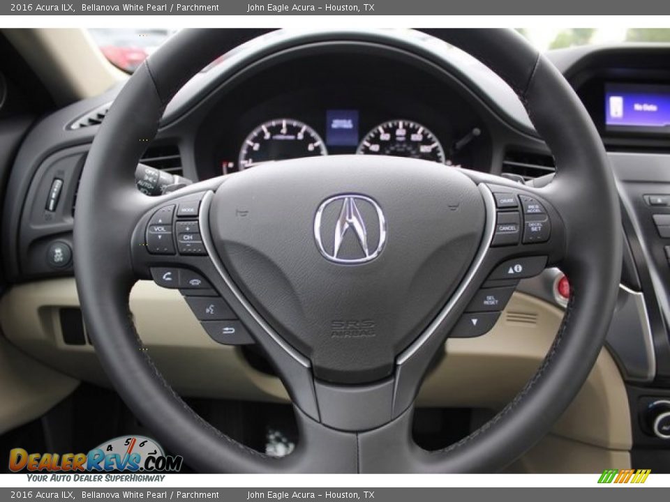 2016 Acura ILX Bellanova White Pearl / Parchment Photo #27