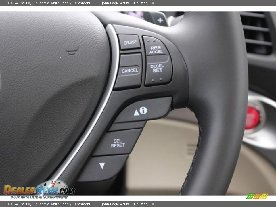 2016 Acura ILX Bellanova White Pearl / Parchment Photo #35