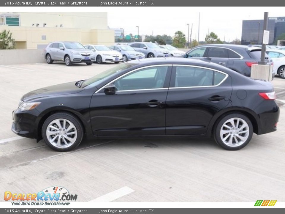 2016 Acura ILX Crystal Black Pearl / Graystone Photo #4