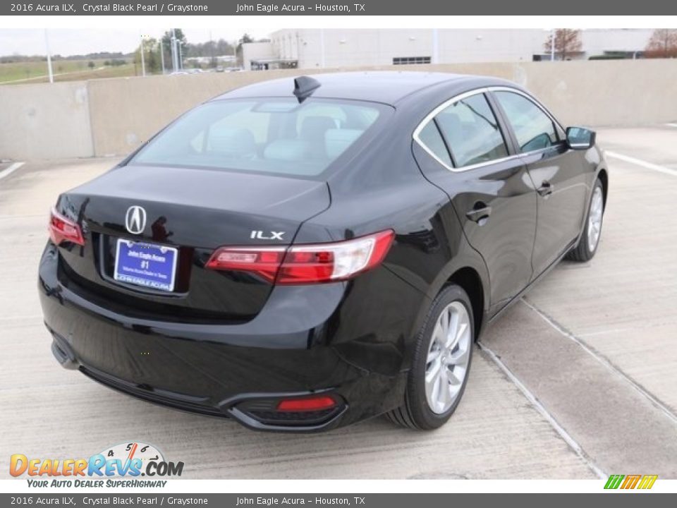 2016 Acura ILX Crystal Black Pearl / Graystone Photo #7