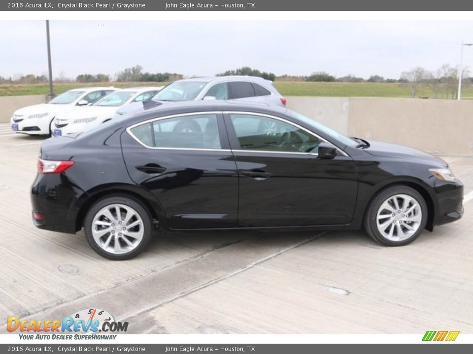 2016 Acura ILX Crystal Black Pearl / Graystone Photo #8