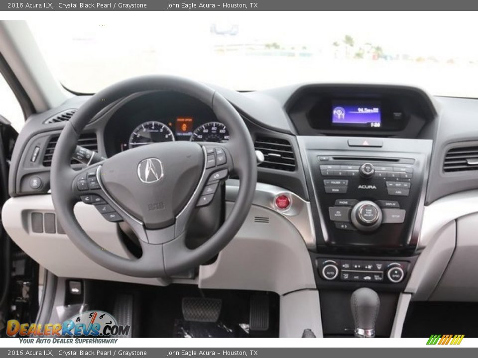 2016 Acura ILX Crystal Black Pearl / Graystone Photo #9