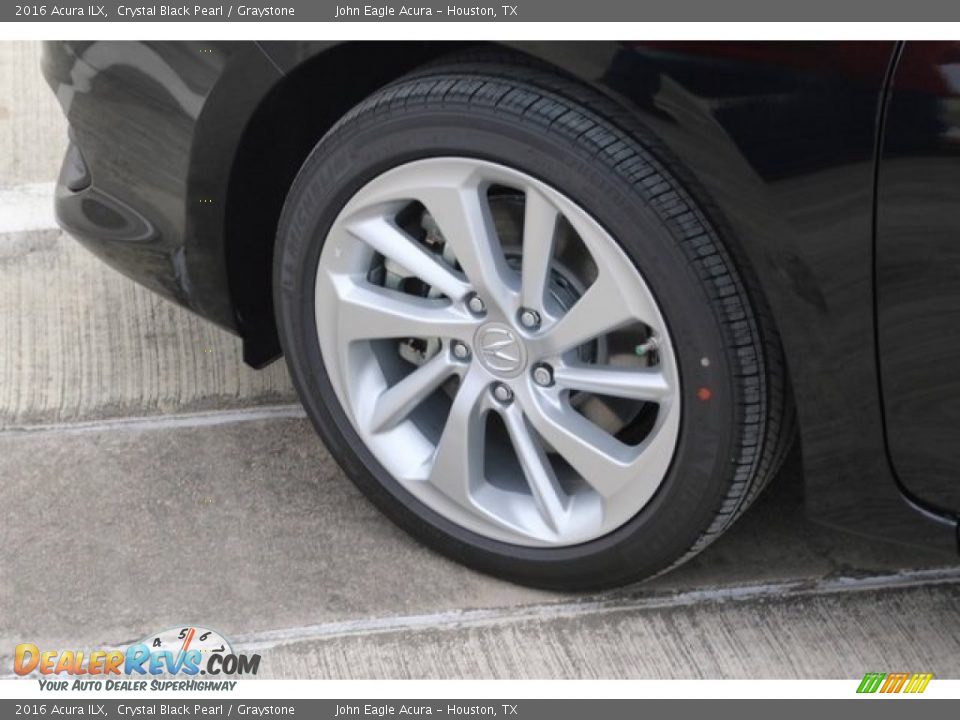2016 Acura ILX Crystal Black Pearl / Graystone Photo #12