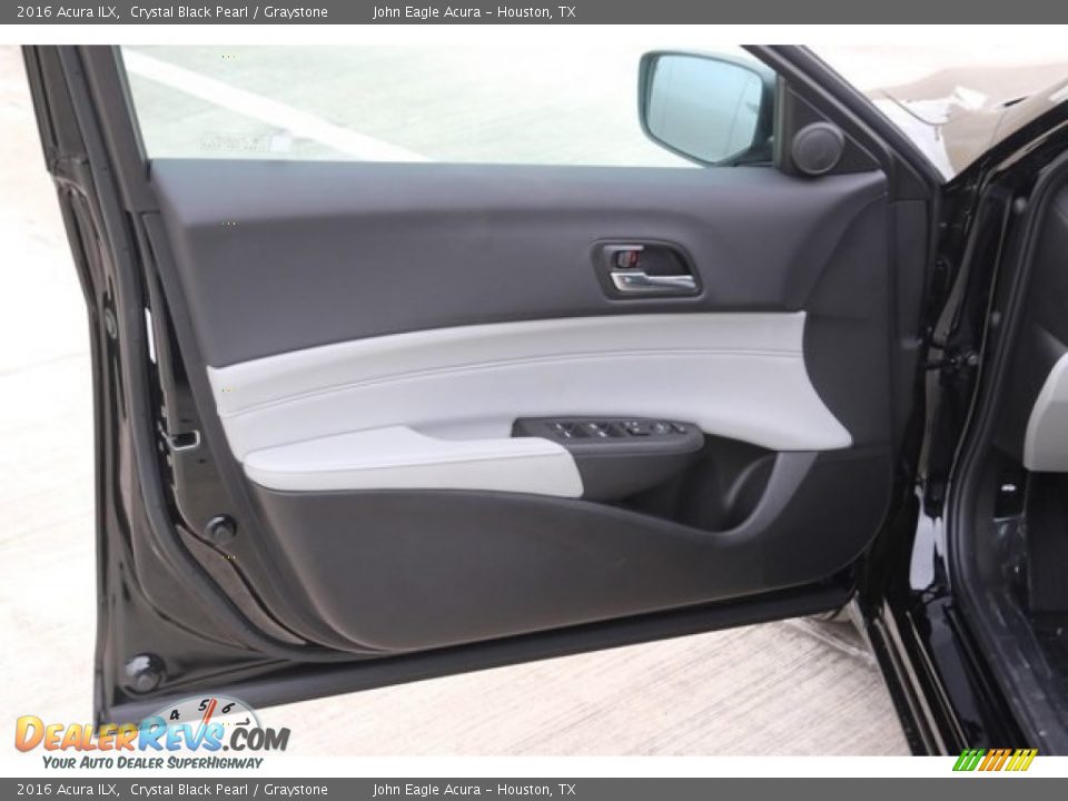 2016 Acura ILX Crystal Black Pearl / Graystone Photo #14